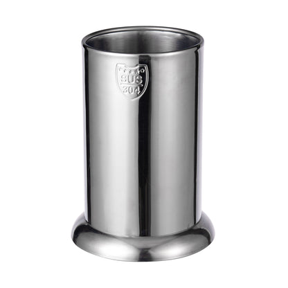 IMEEA 6.8inch SUS304 Stainless Steel Straw Holder with mirror polished finish for countertop organization