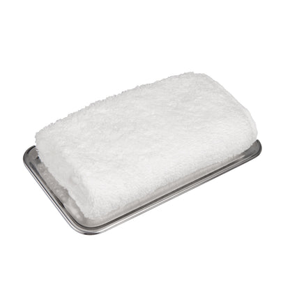 IMEEA Stainless Steel Display Tray with Mirror Polished Finish for holding towels and small items