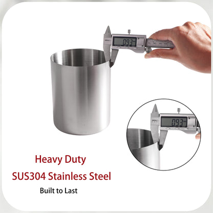 IMEEA Durable Utensil Crock featuring thick SUS304 stainless steel design for long-lasting kitchen organization