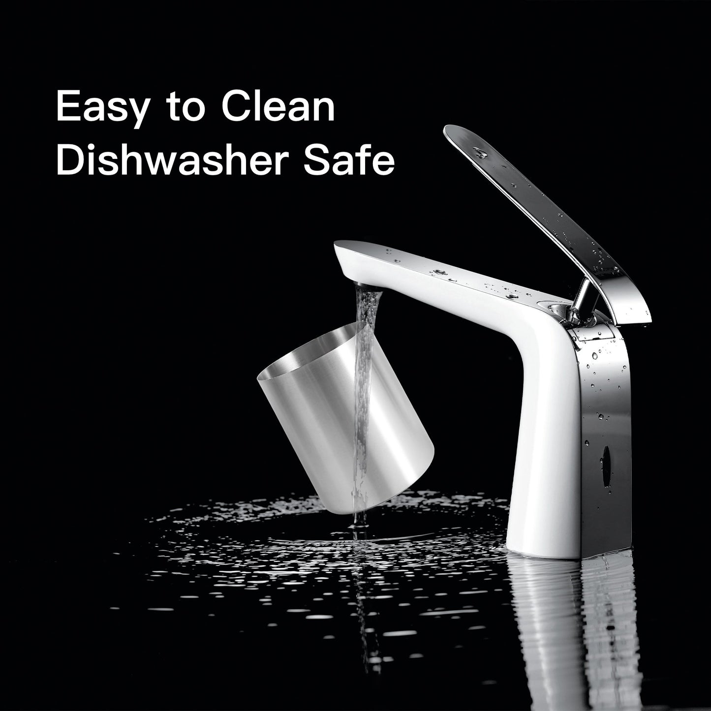 IMEEA Stainless Steel Utensil Holder with dishwasher safe design for easy cleaning and maintenance
