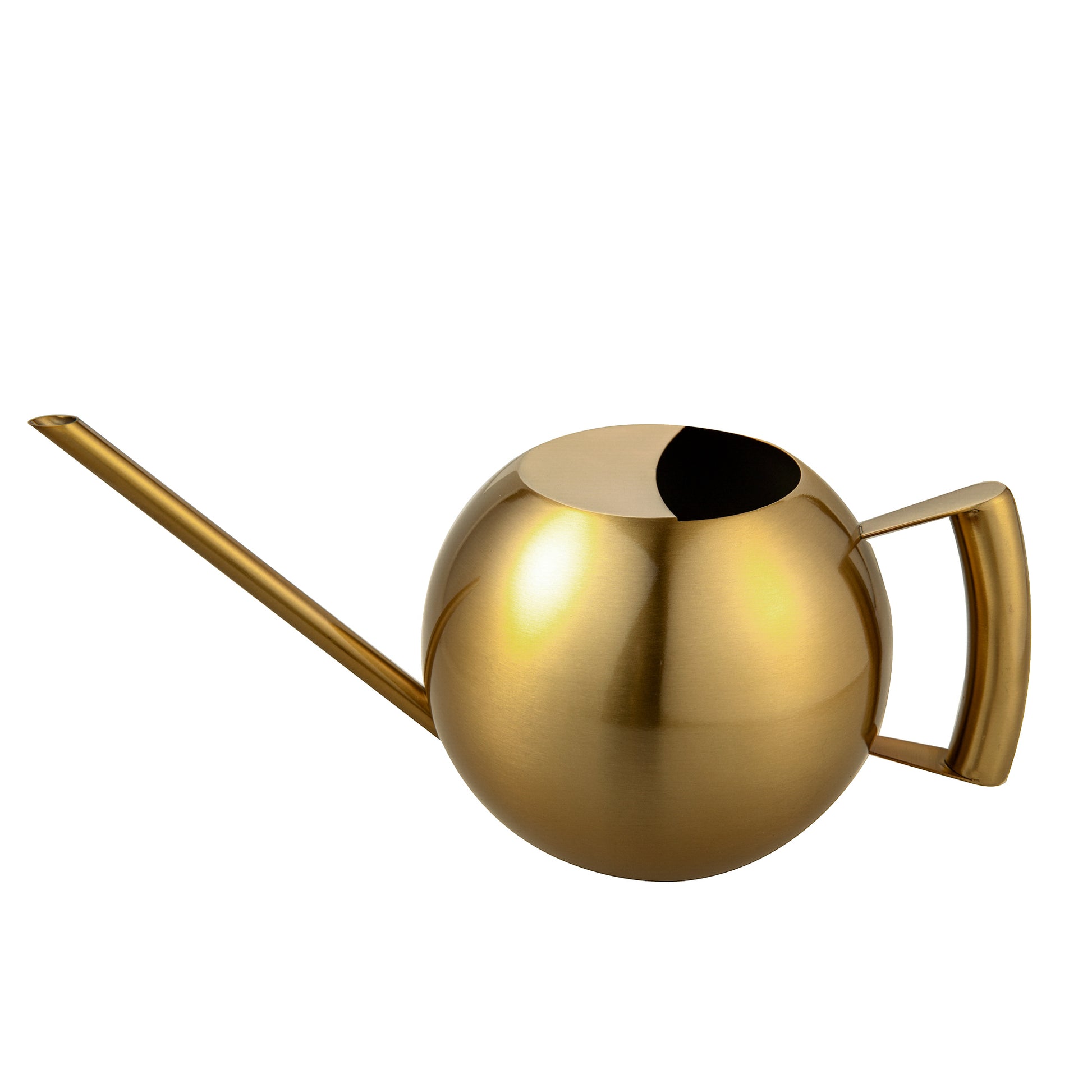 IMEEA Bronze Stainless Steel Watering Can 45oz/1.3L with Long Spout for Indoor Plants and House Plant Care