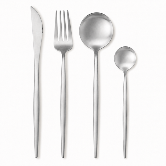 flatware set silver