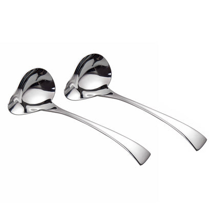 IMEEA Small Gravy Ladle 18/10 Stainless Steel Soup Ladle, Set of 2