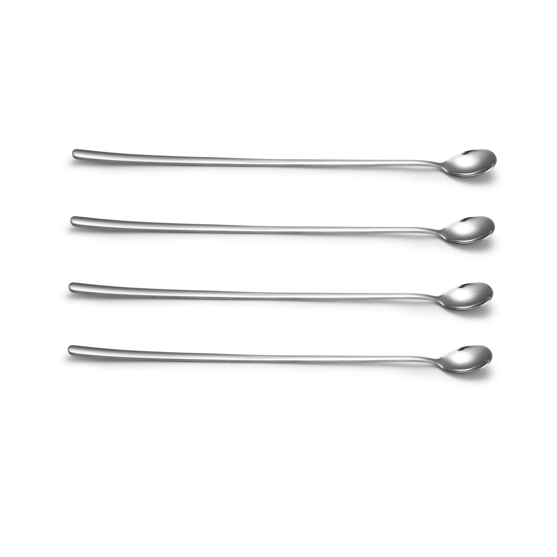 IMEEA 12.4Inch / 31.5cm Extra Long Handle Iced Tea Spoon SUS304 Stainless Steel Stirring Bar Spoon Pitcher Mixer for Tall Glass, Set of 4 - IMEEAspoon