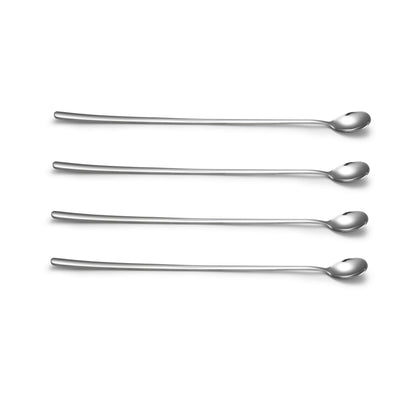 IMEEA 12.4Inch / 31.5cm Extra Long Handle Iced Tea Spoon SUS304 Stainless Steel Stirring Bar Spoon Pitcher Mixer for Tall Glass, Set of 4 - IMEEAspoon