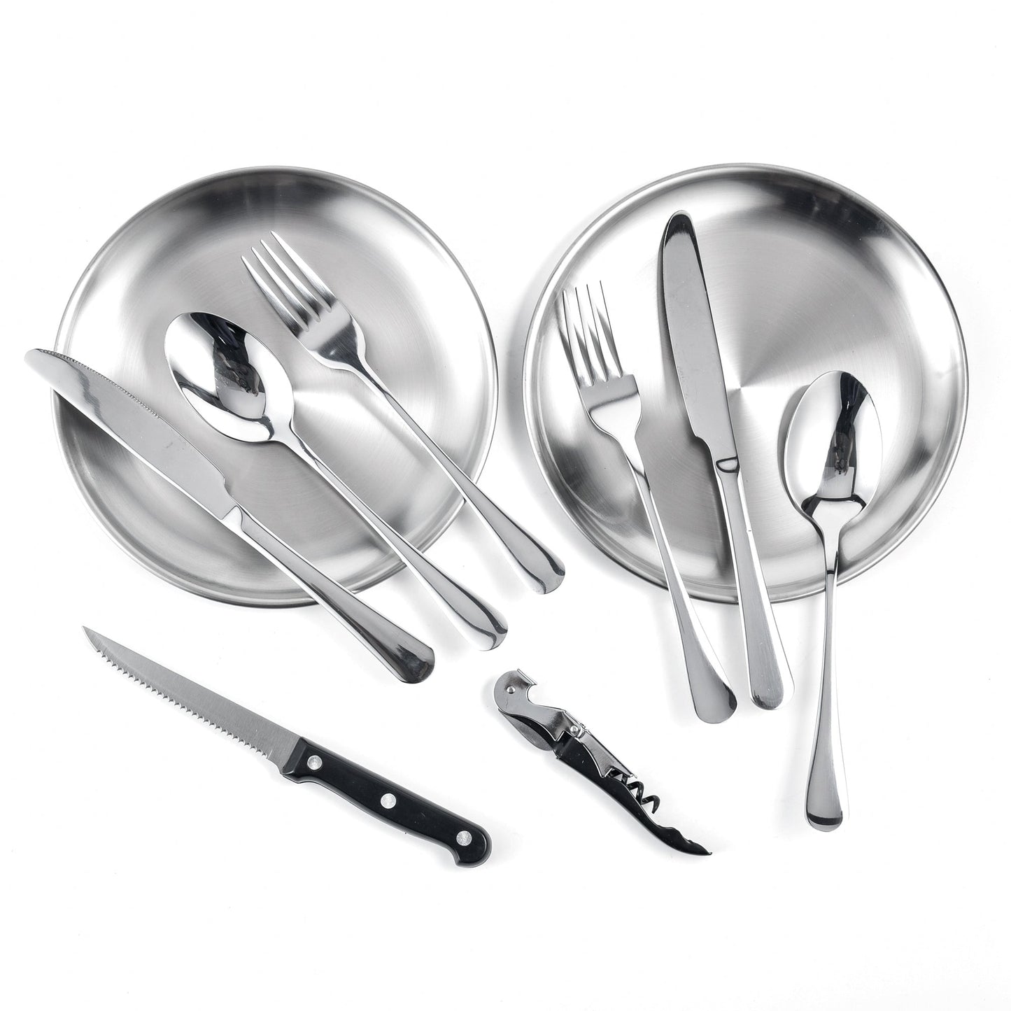 IMEEA Camping Silverware Kit Stainless Steel for 2 Person - IMEEAFlatware