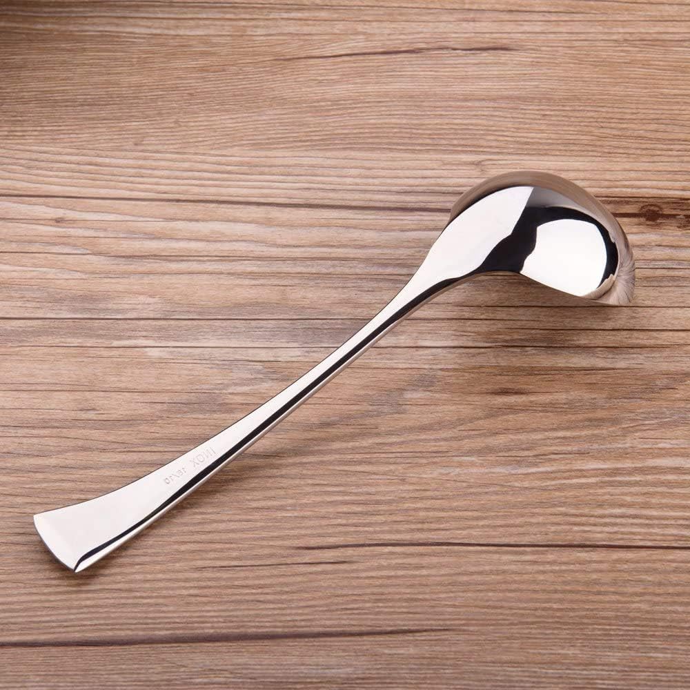 IMEEA Gravy Ladle Small Sauce Ladle 18/10 Stainless Steel Small Ladle for Serving, 7.6 - Inch - IMEEAspoon