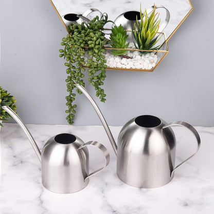 IMEEA Indoor Watering Can for House Plants Stainless Steel Watering Can Metal with Long Spout (33Oz/1L) - IMEEAwatering can