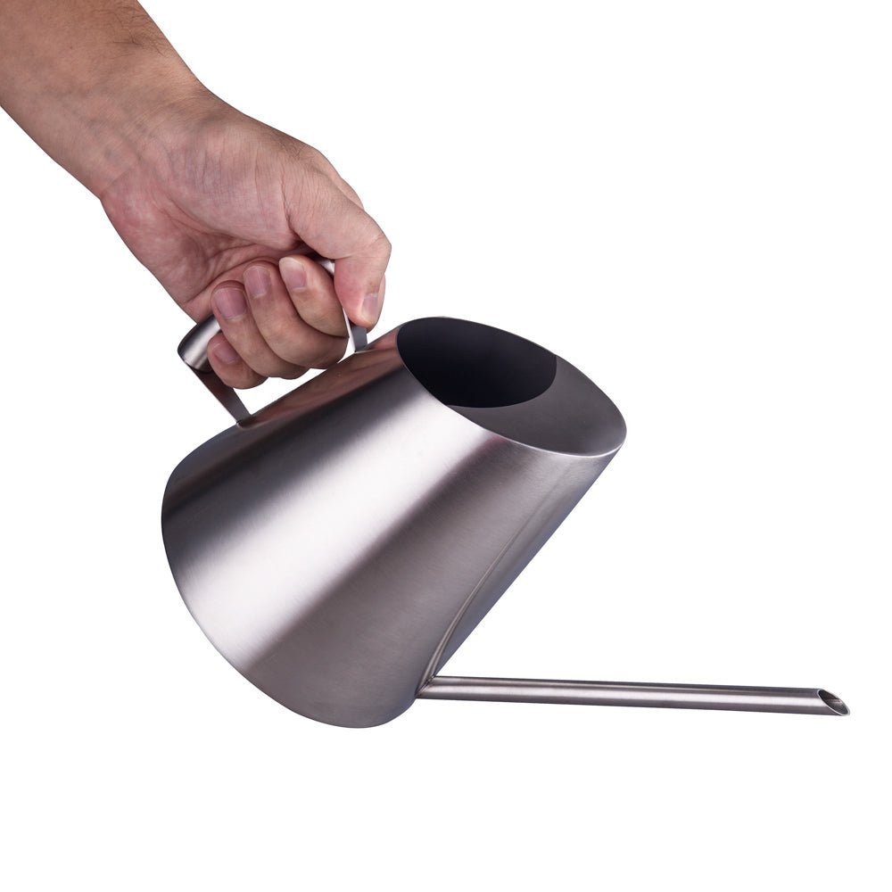 IMEEA Indoor Watering Can Stainless Steel Watering Can for Indoor Plants with Long Spout, 50Oz/1.5L - IMEEA