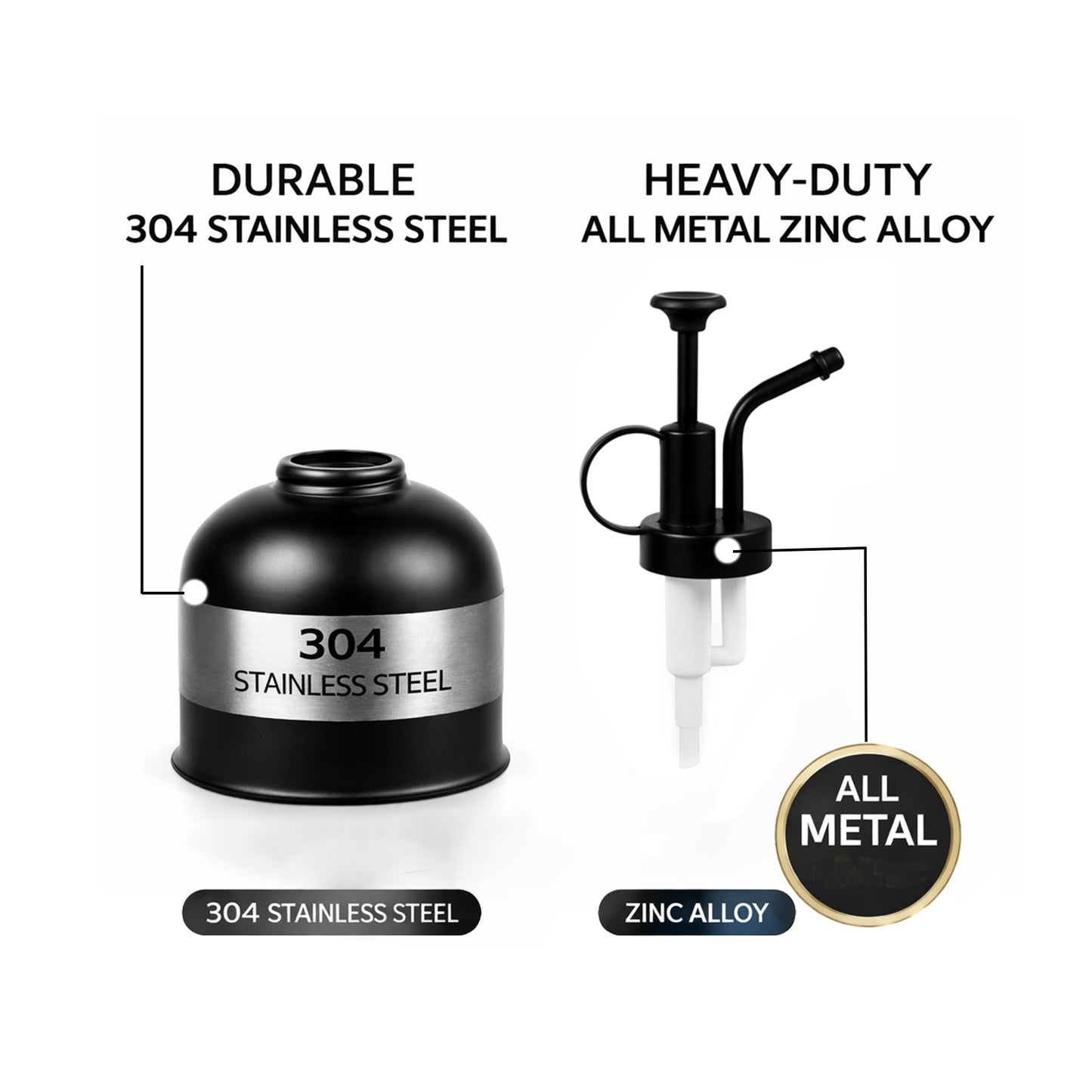 IMEEA Mini Plant Mister Spray Bottle SUS304 Stainless Steel Spritzer Watering Can with Top Pump for Indoor Succulents Orchids Air Plants Garden, 10oz/300ml