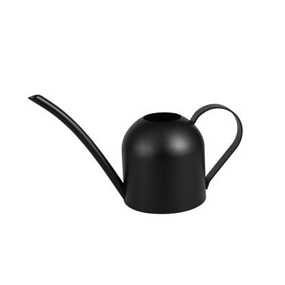IMEEA Black Stainless Steel Plant Watering Can with Long Spout for Indoor Plants and Daily Watering