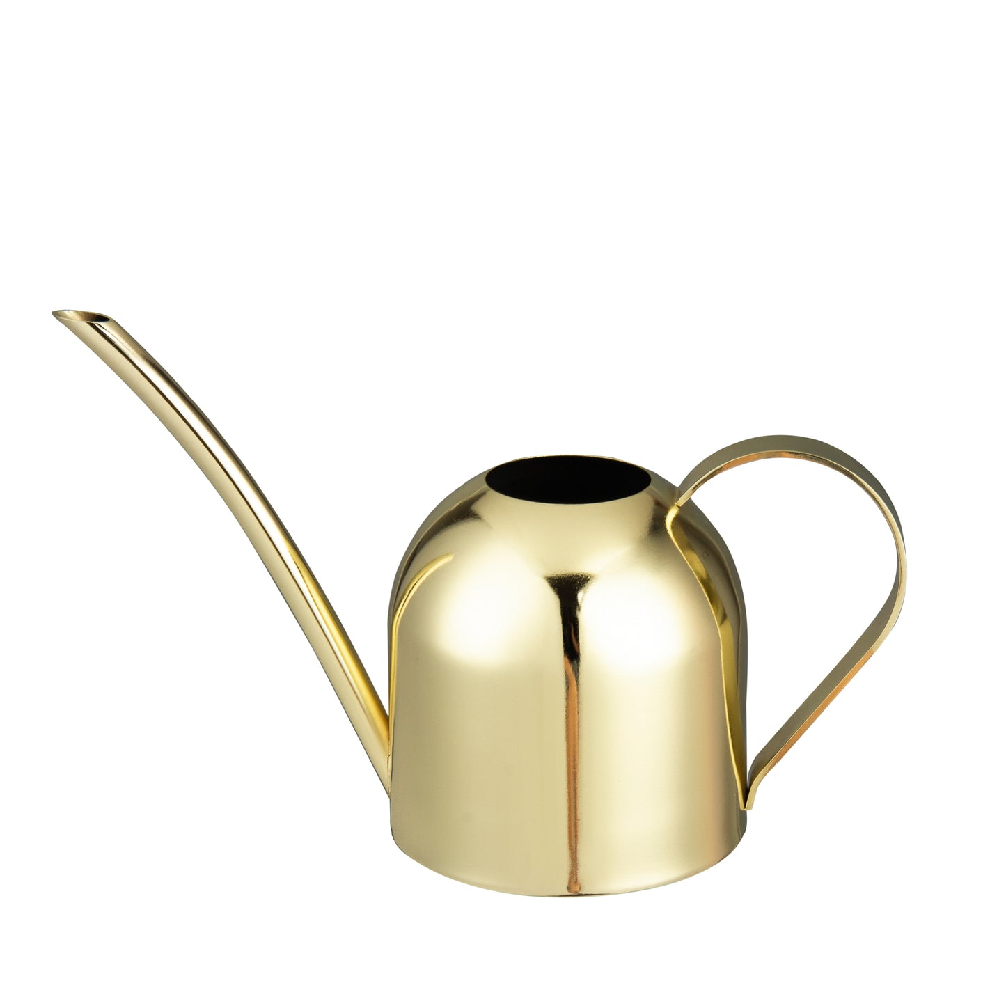 IMEEA Gold Stainless Steel Plant Watering Can with long spout for precise indoor plant watering