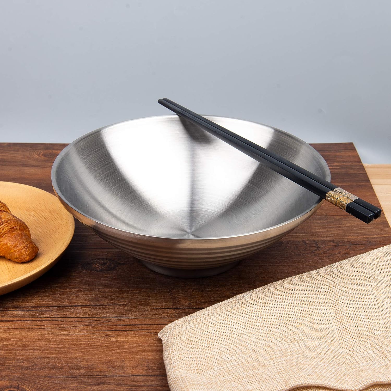 Ramen Bowl placed on a tabletop, showcasing the clean design and modern dining style