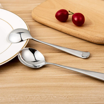 Stainless Steel Soup Spoon placed on a dining table for an elegant everyday dining presentation