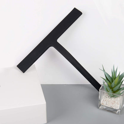 Silicone Shower Squeegee 9inch placed on tabletop with a clean minimalist look